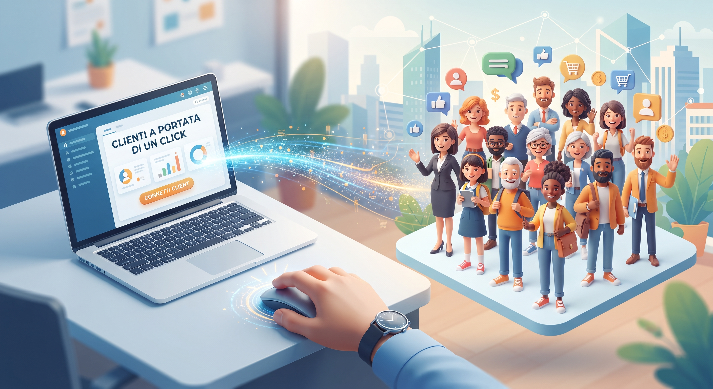 I tuoi clienti a portata di un click - CRM e Fidelity Card